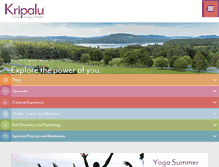 Tablet Screenshot of kripalu.org